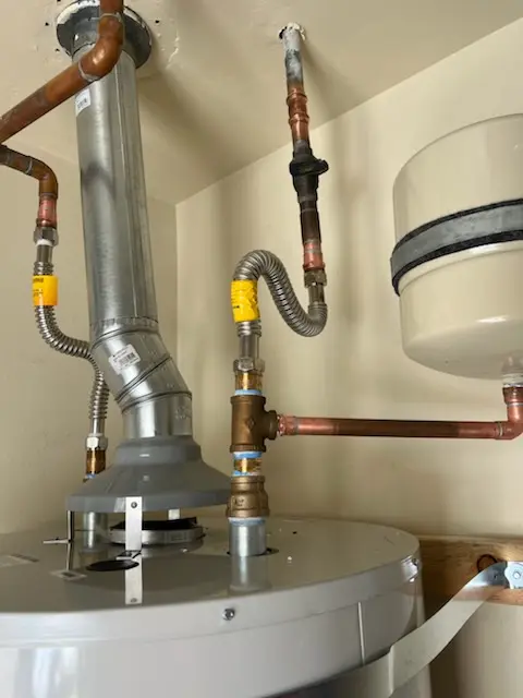 Water heater installation and plumbing repair in Revolutionary Farm